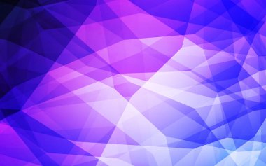 Hafif pembe, mavi vektör düşük poli kapak. Renkli resimde üçgenler ile soyut tarzda. İşiniz için yeni tasarım.