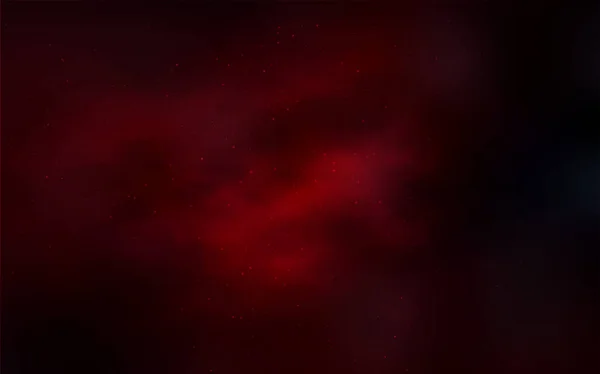 Vetor Vermelho Escuro Coberto Com Estrelas Astronômicas Ilustração Abstrata Moderna — Vetor de Stock