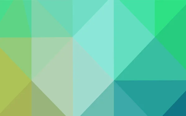 Light Green Vector Polygonal Background Polygonal Abstract Illustration Gradient Polygonal — Stock Vector