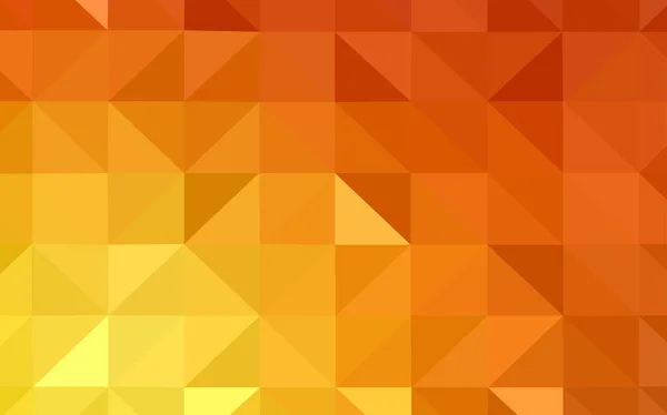 Light Red Yellow Vector Low Poly Layout Красочная Иллюстрация Абстрактном — стоковый вектор