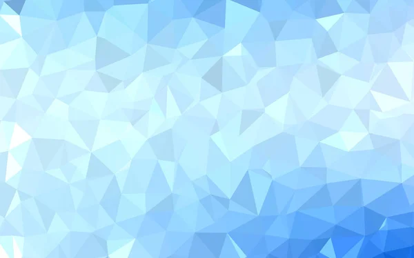 Luz Azul Vector Brillante Telón Fondo Triangular Ilustración Abstracta Colorida — Vector de stock