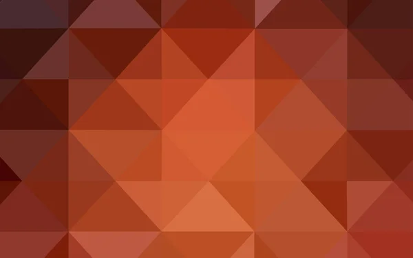多角形のオレンジ色のベクトルの背景を光します 勾配を有する多角形の抽象的なイラスト Web サイトの新しいテクスチャ — ストックベクタ