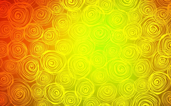 Rojo Oscuro Amarillo Vector Abstracto Doodle Fondo Pantalla Ilustración Colorida — Archivo Imágenes Vectoriales