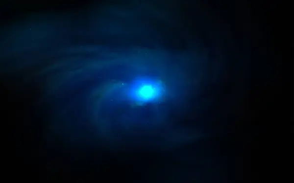 Ciemnoniebieska Struktura Wektora Gwiazdami Drogi Mlecznej Gwiazdy Kosmiczne Rozmytym Abstrakcyjnym — Wektor stockowy