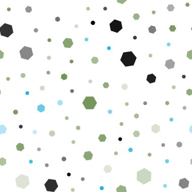 Açık mavi, kırmızı vektör Dikişsiz desen renkli altıgenler ile. Glitter altıgen stil soyut çizimde. Desen-ebilmek var olmak kullanılmış için açılış sayfaları.