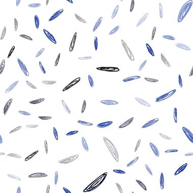 Koyu mavi kabarcıkları ile sorunsuz arka plan vektör. İllüstrasyon renkli soyut daireler parlayan ayarlanmış. Desen doku duvar kağıdı olarak kullanılabilir.