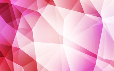 Hafif pembe vektör düşük poli kapak. Tamamen yeni bir renk illüstrasyon poligonal bir tarzda. Tamamen yeni bir tasarım sizin broşürü.