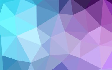 Pembe ışık, vektör degrade üçgenler şablon mavi. Çokgen şekilleri ile bir örnek. İş tasarımınız için yeni stil.