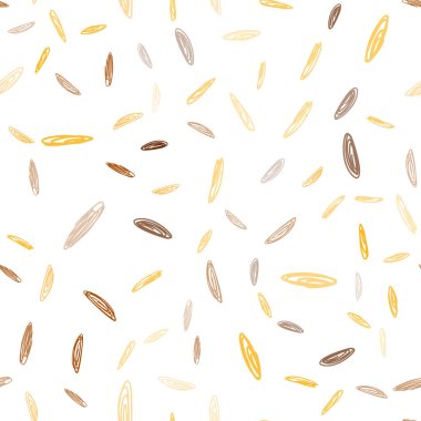 Işık turuncu vektör disklerle sorunsuz doku. Bulanık daireler doğa tarzı ile güzel renkli resimde. Desen doku duvar kağıdı olarak kullanılabilir.