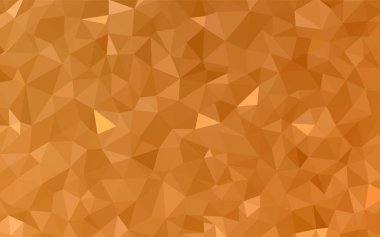 Işık turuncu vektör poligonal arka plan. Renkli resimde üçgenler ile soyut tarzda. Desen için bir marka kitabın zemin.