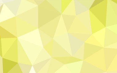 Işık sarı vektör degrade üçgenler desen. Gradyan ile zarif parlak poligonal illüstrasyon. Marka kitap için yeni şablon.