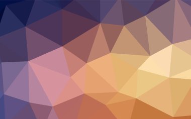 Pembe ışık, vektör Çokgen soyut düzen mavi. Üçgenler ile modern soyut resim. Tamamen yeni bir tasarım sizin broşürü.