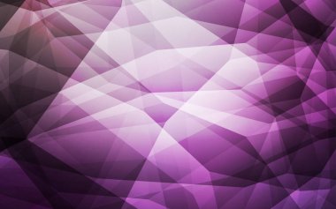 Üçgen zemin parlayan ışık mor vektör. Gradyan ile zarif parlak poligonal illüstrasyon. İşiniz için en iyi üçgen tasarım.