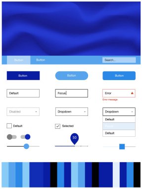 Eğik çizgili ışık mavi vektör stil rehberi. Gradyan ile mermer tarzı kıvırcık illüstrasyon parlayan. Bu web siteleri için kullanabileceğiniz şablon.