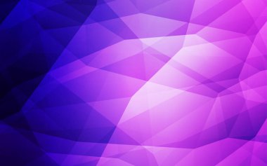 Mor ışık, vektör poligonal model pembe. Geometrik şekil gradyan ile Origami tarzında. Tamamen yeni bir tasarım sizin broşürü.