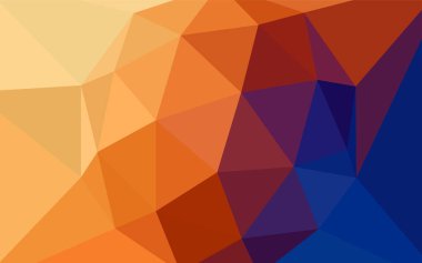 Açık mavi, vektör düşük poli düzen sarı. Çokgen şekilleri ile bir örnek. İş tasarımınız için yeni stil.