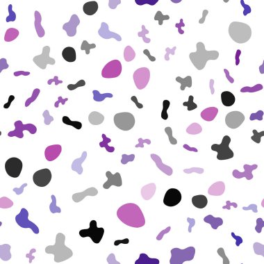 Hafif pembe, mavi vektör sorunsuz arka plan balonu şekiller ile. Degrade kabarcıkları ile bulanık geometrik örnek. İş tasarımınız için mermer stili.