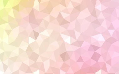 Işık turuncu vektör Çokgen arka plan. Üçgenler ile modern soyut resim. Marka kitap için yeni şablon.