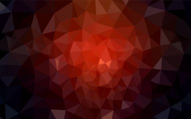 Koyu kırmızı vektör Çokgen soyut düzeni. Gradyan ile Origami tarzında yaratıcı geometrik şekil. İşiniz için en iyi üçgen tasarım.