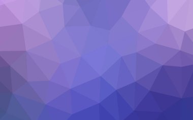 Pembe ışık, vektör degrade üçgenler desen mavi. Gradyan ile Origami tarzında yaratıcı geometrik şekil. Tasarımınız için üçgen desen.