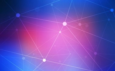 Açık mavi, kırmızı vektör kapak ile noktalar, çizgiler. Bağlantı noktaları ve çizgileri renkli arka plan üzerinde tasarım yapın. Marka kitap tamamen yeni şablon.