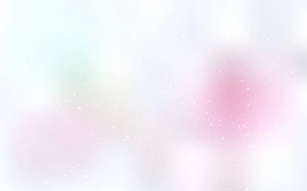 Світло Рожева Жовта Векторна Текстура Зірками Молочного Способу Розмитий Декоративний — стоковий вектор