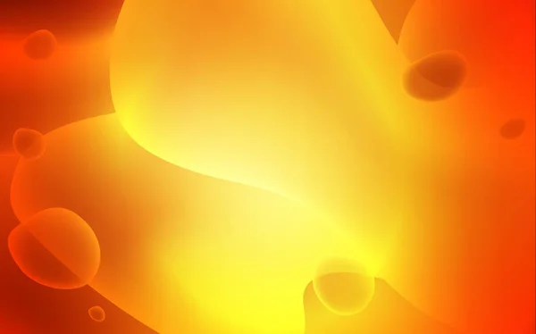 Ανοιχτό Πορτοκαλί Διάνυσμα Φόντο Φούσκα Σχήματα Δημιουργική Απεικόνιση Στυλ Μέμφις — Διανυσματικό Αρχείο