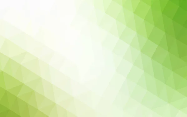 Ljus Grön Gul Vektor Polygon Abstrakt Bakgrund Färgglad Abstrakt Illustration — Stock vektor