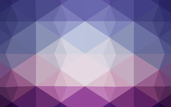 Rosa Claro Textura Vector Azul Con Triángulos Gradiente Ilustración Poligonal — Vector de stock
