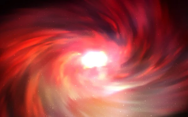 Tapa Vectorial Roja Oscura Con Estrellas Astronómicas Ilustración Brillante Con — Vector de stock