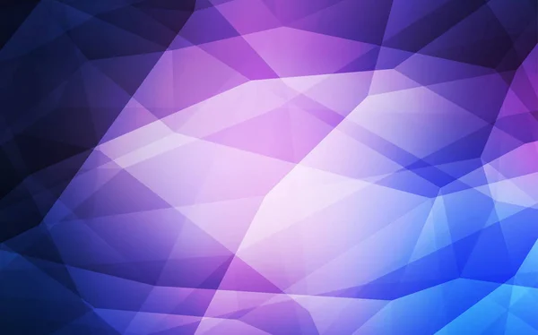 Rose Pâle Bleu Vecteur Polygone Disposition Abstraite Illustration Abstraite Colorée — Image vectorielle