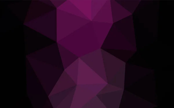 濃いピンク ブルーは 抽象的なモザイク パターンをベクトルします 三角形で現代の抽象的なイラスト Web サイトの多角形デザイン — ストックベクタ