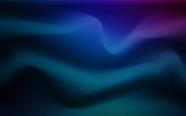 Dunkelrosa Blauer Vektorhintergrund Mit Gebogenen Linien Glänzende Schiefe Illustration Marmorstil — Stockvektor