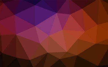 Koyu pembe, kırmızı vektör soyut mozaik arka plan. Poligonal illüstrasyon parlayan, hangi üçgen oluşur. Desen için bir marka kitabın zemin.