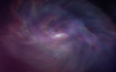 Koyu pembe vektör arka plan gökada yıldız ile. Büyükayı yıldız ile modern soyut resim. Desen Astroloji Web siteleri için.