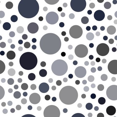 Koyu mavi vektör küreler ile seamless modeli. Bulanık damla Glitter soyut Illustration yağmur. Reklam, poster, afiş, Web sitenizin için yeni tasarım.