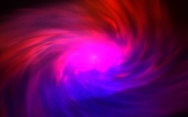 Koyu pembe, sarı kapak astronomik yıldız ile vektör. Büyükayı yıldız ile modern soyut resim. Kozmik arka planlar için şablon.