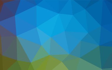 Hafif mavi vektör soyut poligonal model. Çokgen şekilleri ile bir örnek. Senin arka plan için dokulu deseni.