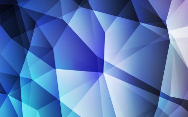 Koyu pembe, mavi poligonal arka plan vektör. Renkli resimde üçgenler ile soyut tarzda. İşiniz için yeni tasarım.