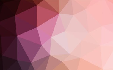 Hafif pembe vektör poligonal arka plan. Glitter soyut resim zarif bir üçgen ile. İşiniz için yeni tasarım.