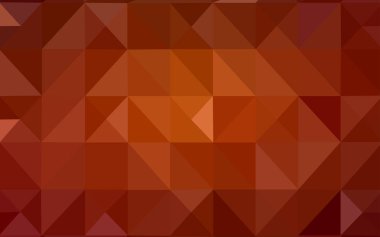 Koyu kırmızı, sarı vektör soyut poligonal şablonu. Glitter soyut resim zarif bir üçgen ile. Cep telefonu arka plan için şablon.