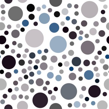 Koyu mavi, sarı disklerle sorunsuz doku vektör. Renkli gradyan ile arka plan üzerinde bulanık kabarcıklar. Güzel tasarım, iş reklam için.