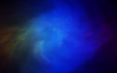 Koyu mavi, yeşil kapak astronomik yıldız ile vektör. Büyükayı yıldız ile modern soyut resim. En iyi tasarım, reklam, poster, afiş için.