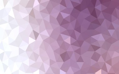 Açık mor vektör eğimli üçgen dokusu. Üçgenli modern soyut çizim. İşiniz için en iyi üçgen tasarım.