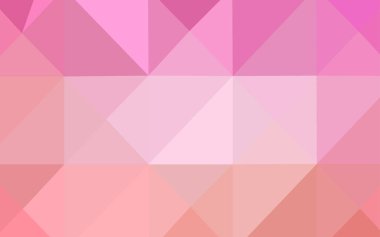Hafif pembe vektör bulanık üçgen desen. Geometrik şekil gradyan ile Origami tarzında. Tasarımınız için yeni bir doku.