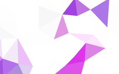 Çok renkli vektör üçgen mozaik doku ışık. Tamamen yeni bir renk illüstrasyon poligonal bir tarzda. Afiş için tamamen yeni şablon.