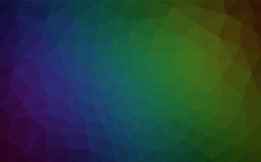 Koyu mavi, yeşil vektör soyut çokgen desen. Origami stilinde gradyan ile yaratıcı geometrik illüstrasyon. Marka kitabınız için yeni şablon.