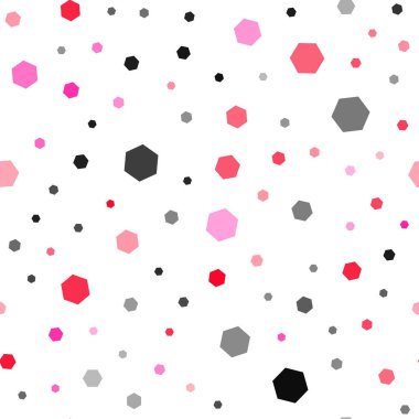 Pembe ışık, altıgen stil vektör sorunsuz şablonunda sarı. Soyut illüstrasyon renkli altıgenler ile. Desen-ebilmek var olmak kullanılmış için açılış sayfaları.