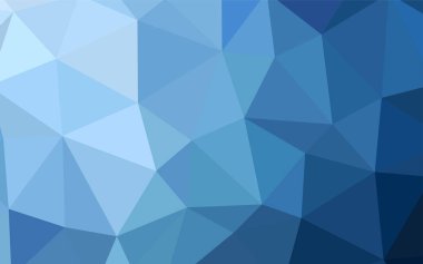 Hafif mavi vektör degrade üçgenler doku. Üçgen geometrik örnek gradyan ile. Web siteniz için köşeli tasarım.