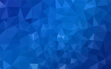 Hafif mavi vektör üçgen mozaik doku. Noktalı resim stili üçgenler ile yaratıcı çizimde. Marka kitap için yeni şablon.